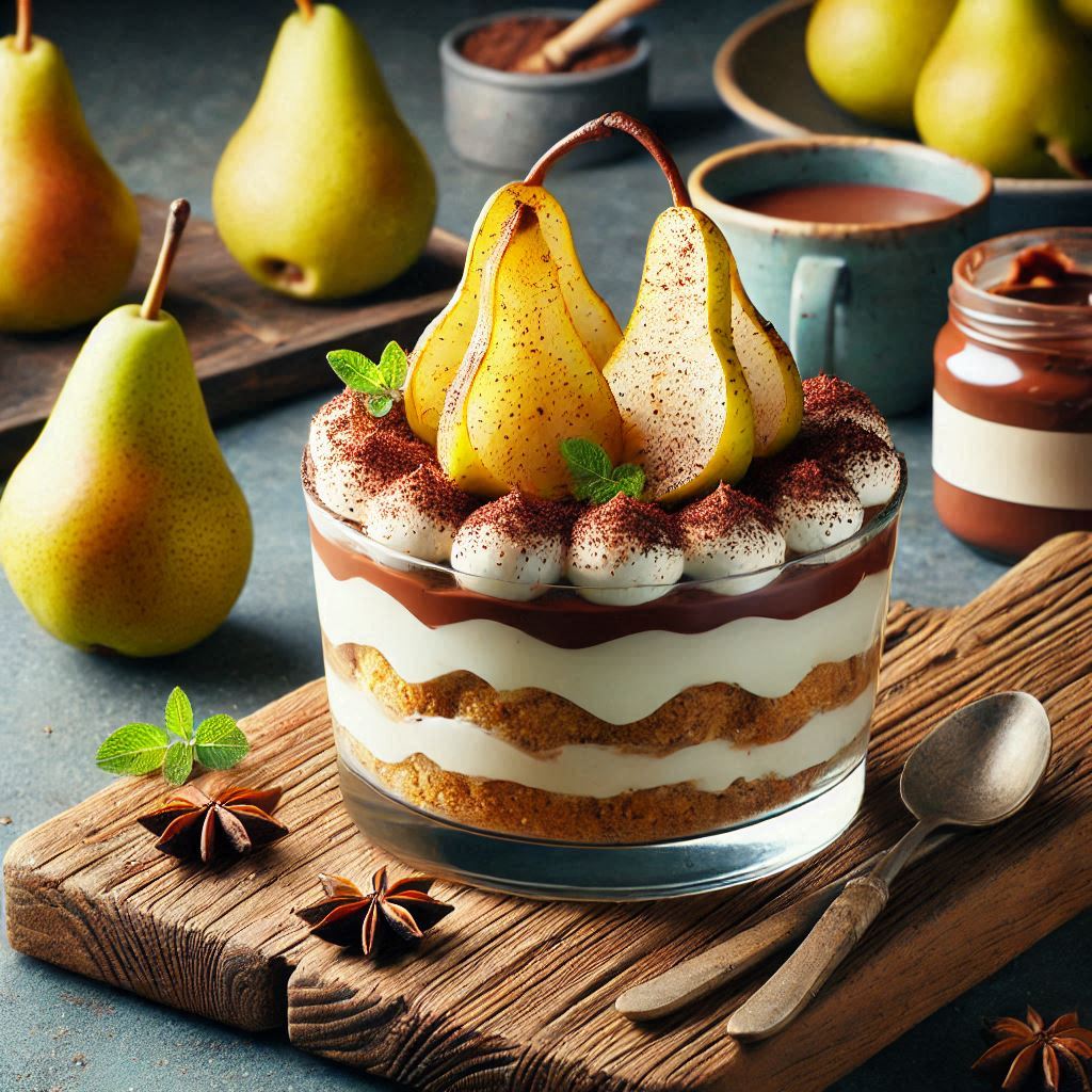 TIRAMISU POIRE NUTELLA