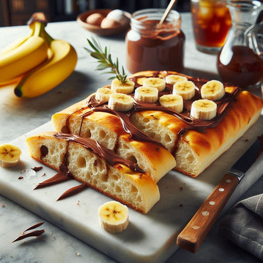 FOCACCIA NUTELLA BANANE